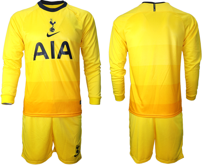 2021 Men Tottenham Hotspur away Long sleeve soccer jerseys->tottenham jersey->Soccer Club Jersey